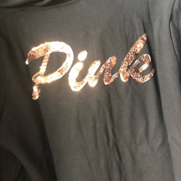 NWT Victoria Secret pink large bling full zip - Picture 3 of 5